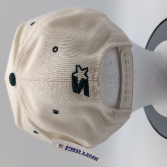 Starter| NWT NFL Vintage White Green Bay Packers Wool Sports Cap Snap Back - Picture 7 of 15